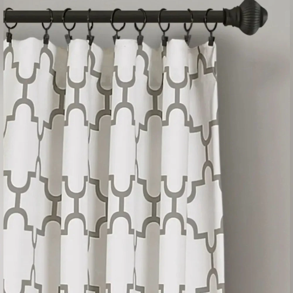 The Curated Nomad Bernardino Room Darkening Curtain Panel Pair 52x84 - G…